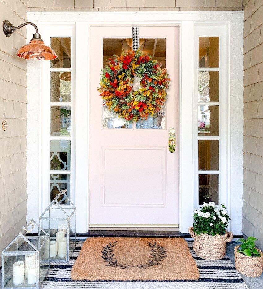 Higomore™ Fall Eucalyptus Farmhouse Wreath
