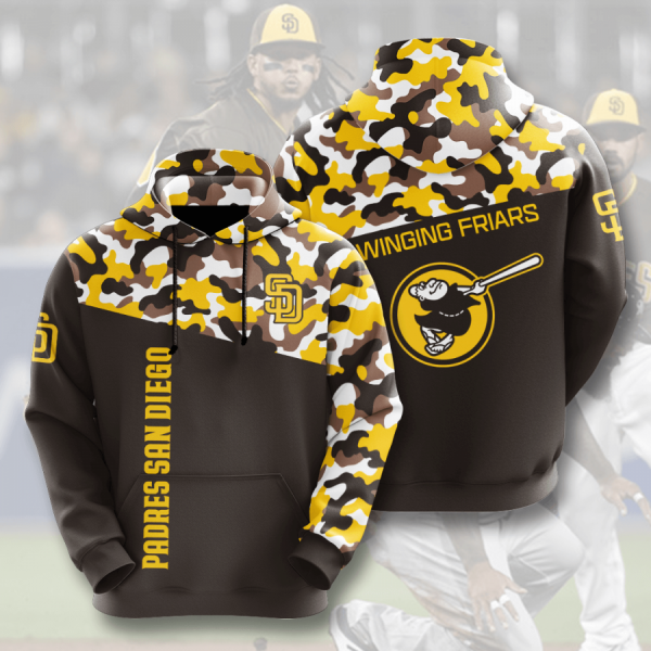 SAN DIEGO PADRES 3D HOODIES SDP011