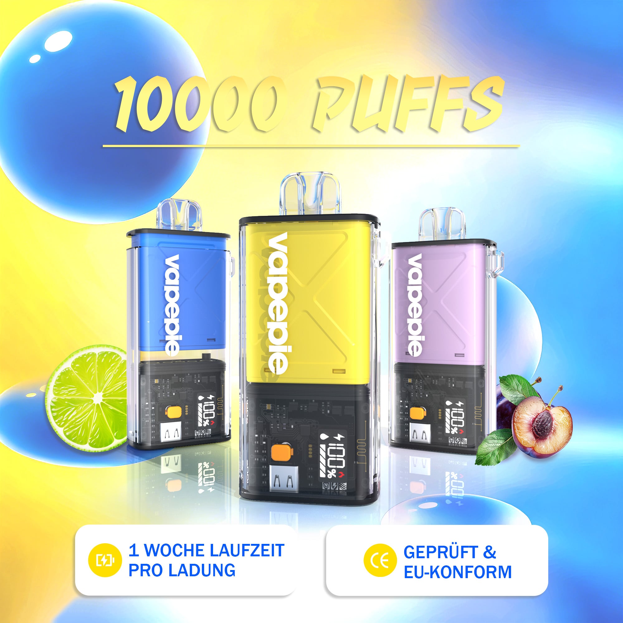 VAPEPIE Disposable Pod Kit 10000 Züge