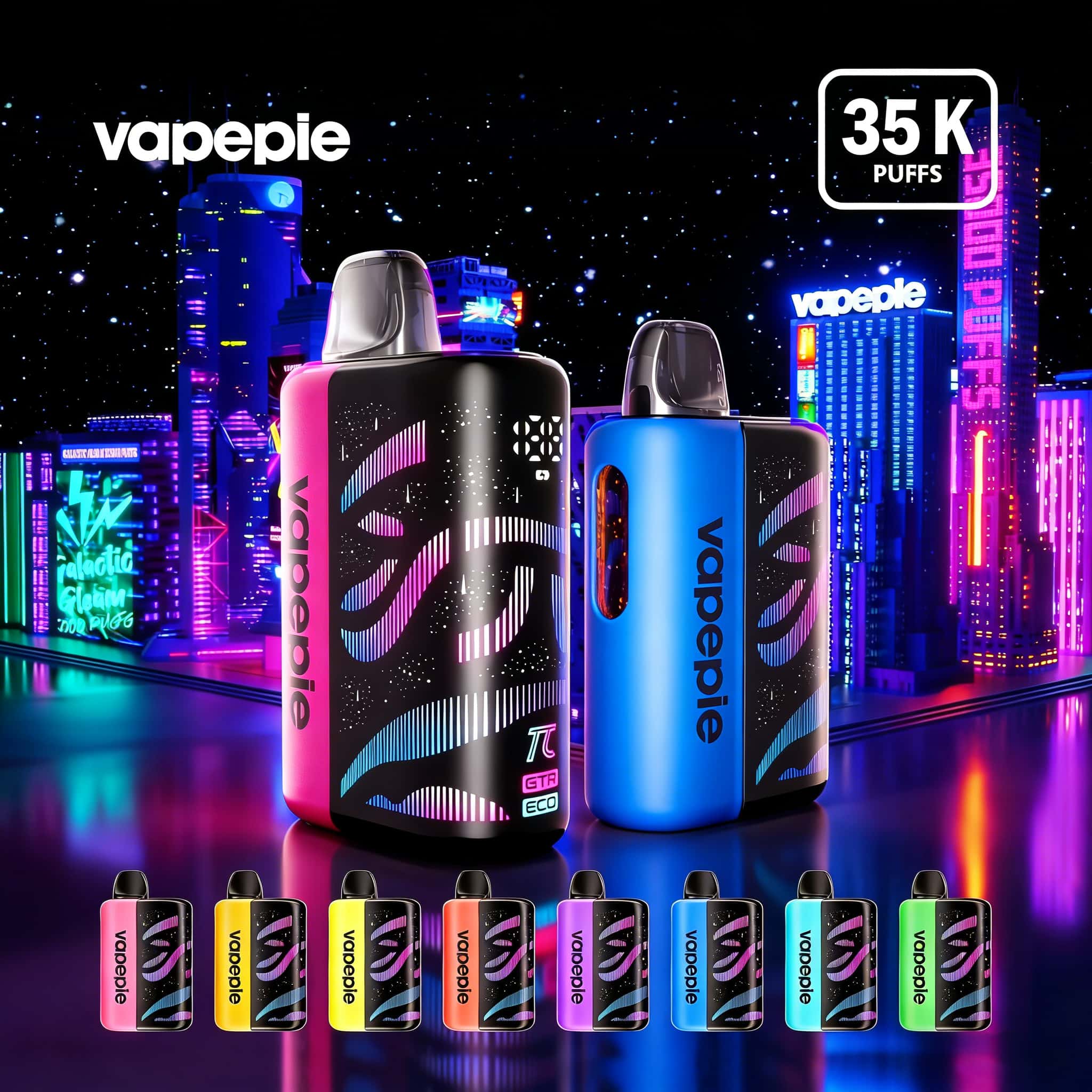 Vapepie 5er-Komplettset 135000 Züge