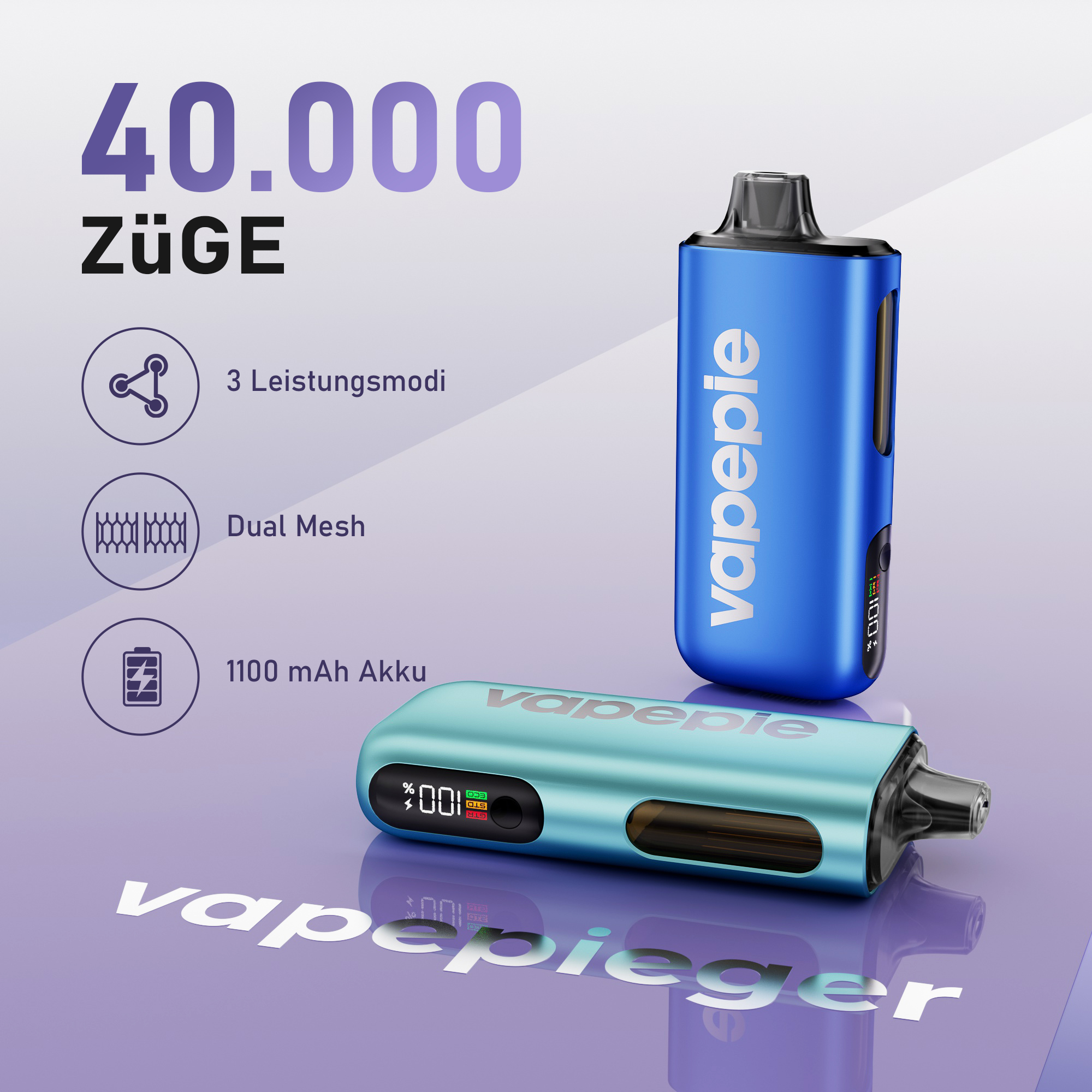 VAPEPIE Max 40.000 Züge