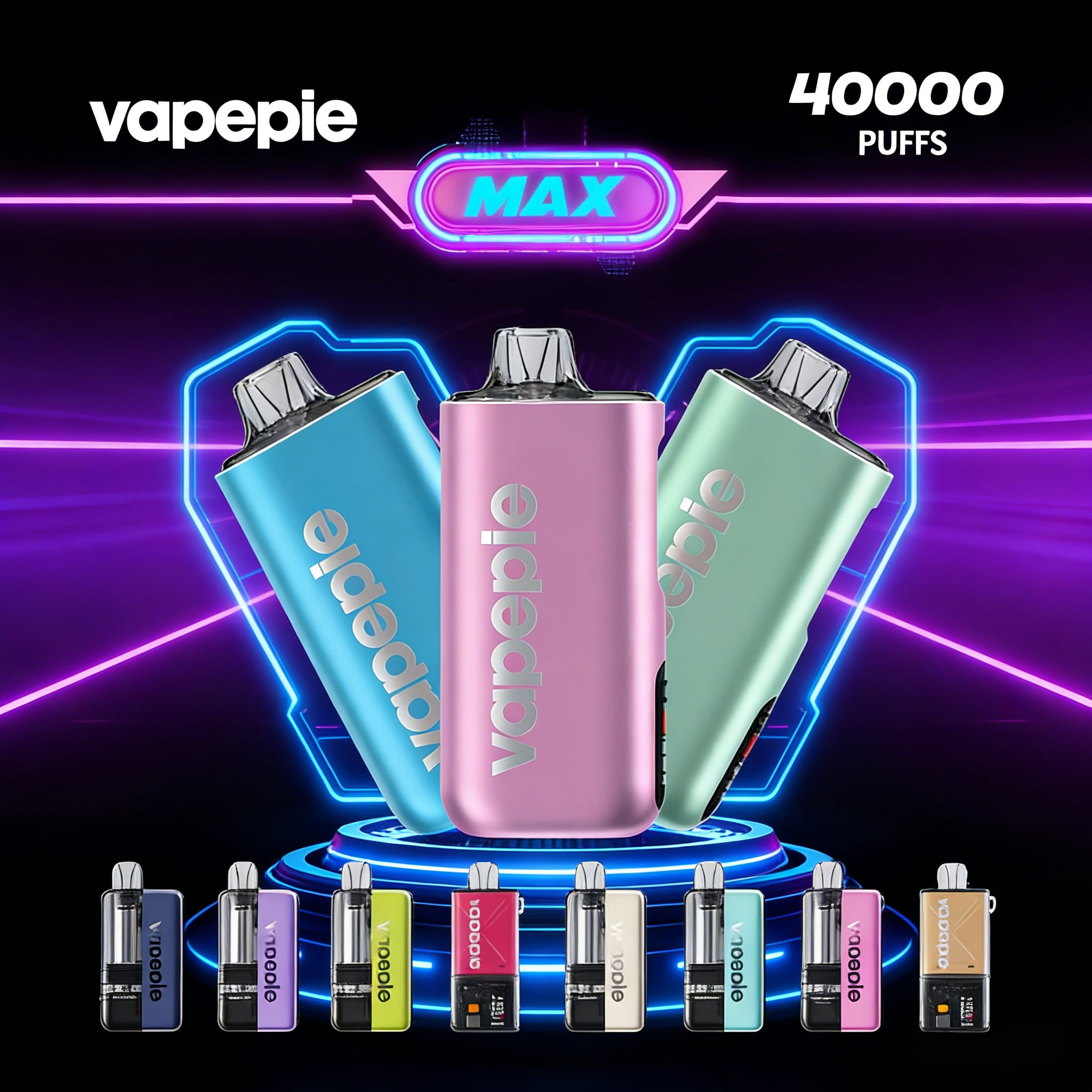 Vapepie 5er-Komplettset 135000 Züge