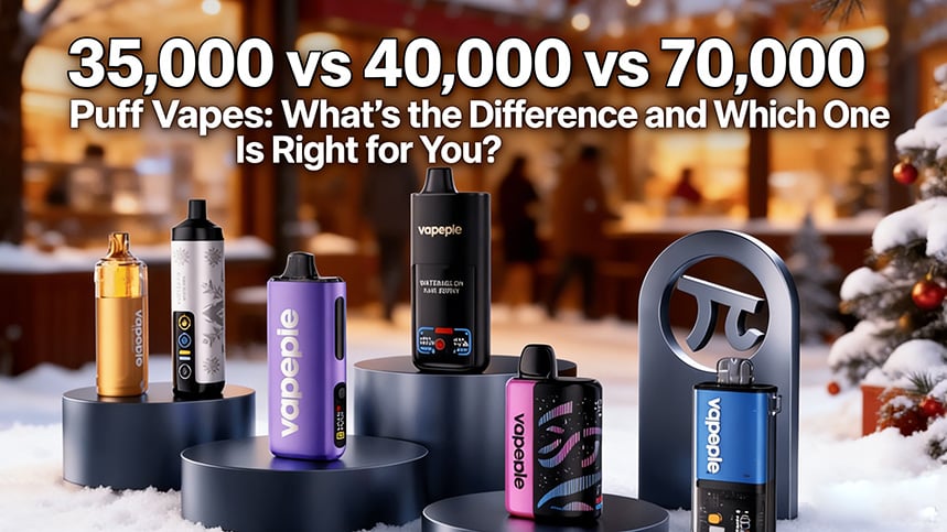 35,000 vs 40,000 vs 70,000 Puff Vapes: What&rsquo;s the Difference and Which One Is Right for You?