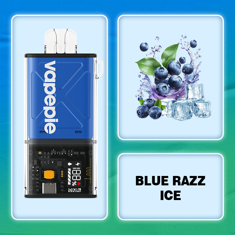 Blue Razz Ice Vape | VAPEPIE FlexSwitch 10000 Puffs Replaceable Pod
