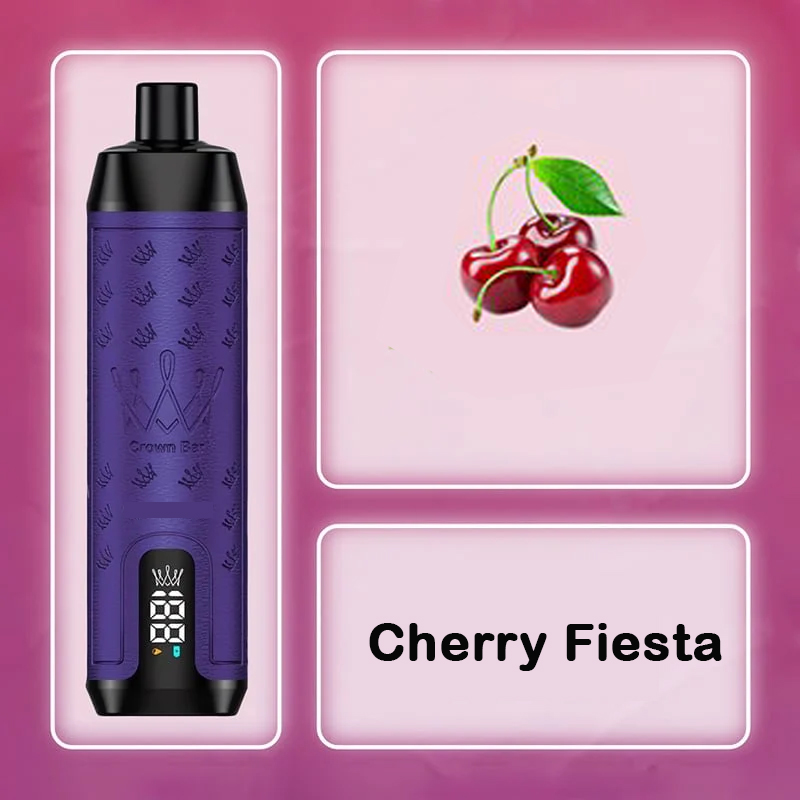 Cherry Fiesta Flavor Vape | Al Fakher 12000 Puffs Crown Bar