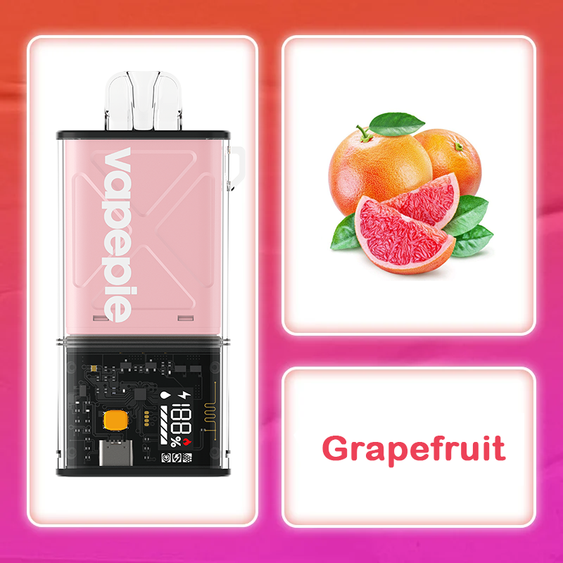 Grapefruit Flavor Vape | VAPEPIE FlexSwitch 10000 Puffs Replaceable Pod