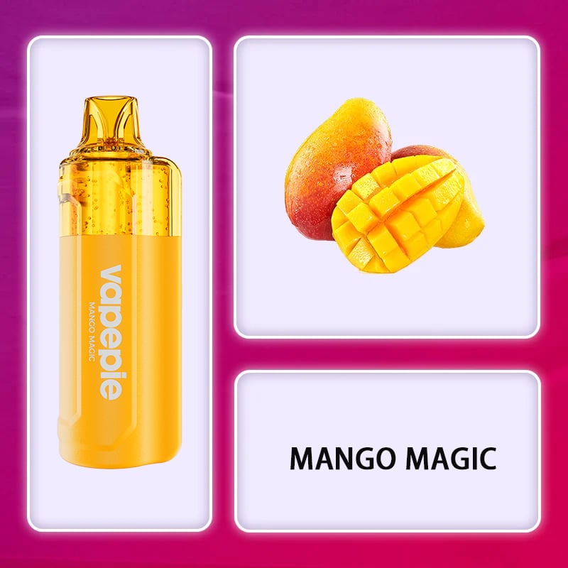 Mango Magic Flavor Vape | VAPEPIE 15000 Puff Crystal Pop