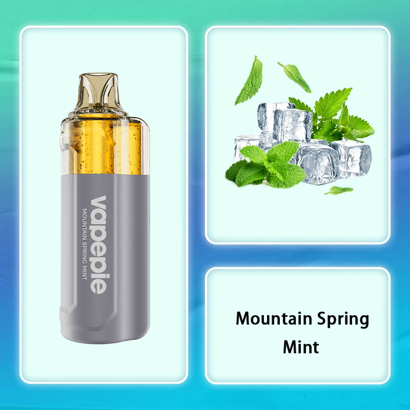 Mountain Spring Mint Vape | VAPEPIE 15000 Puff Crystal Pop