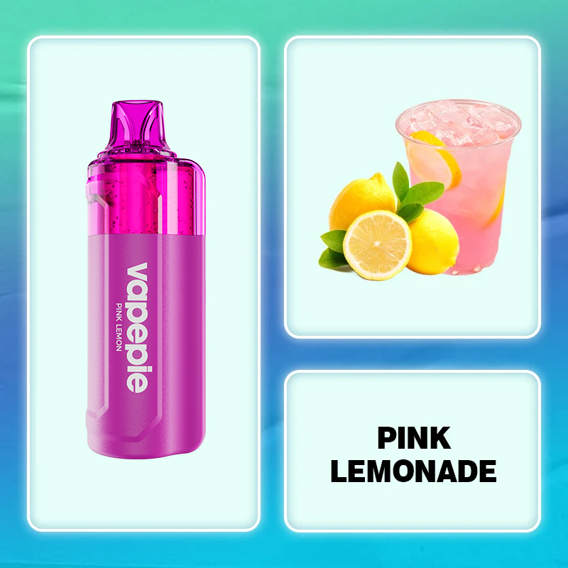 Pink Lemon Vape | VAPEPIE 15000 Puff Crystal Pop