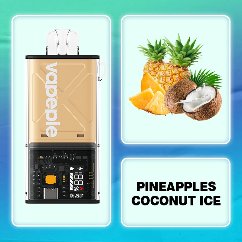 Pineapple Coconut Ice Vape | VAPEPIE FlexSwitch 10000 Puffs Replaceable Pod