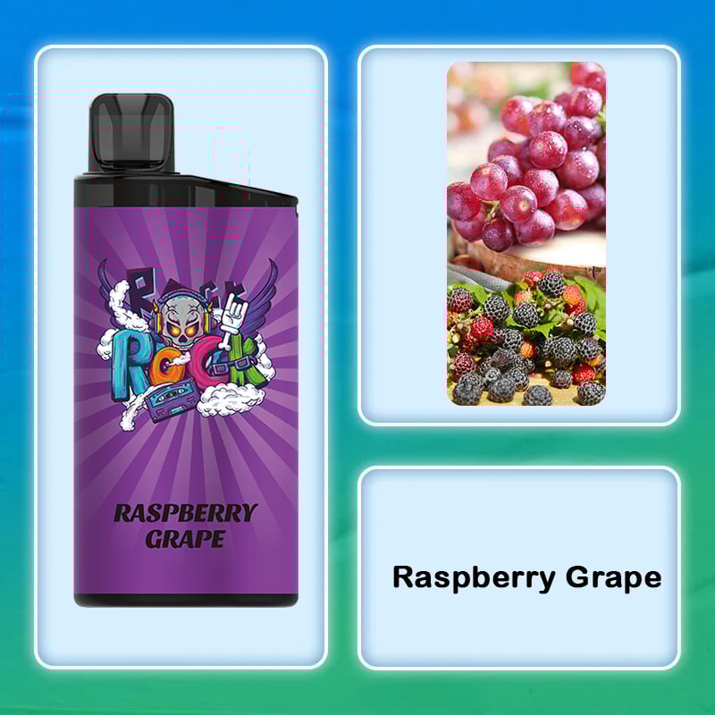 Raspberry Grape Flavor Vape | IGET Bar 3500 Puffs