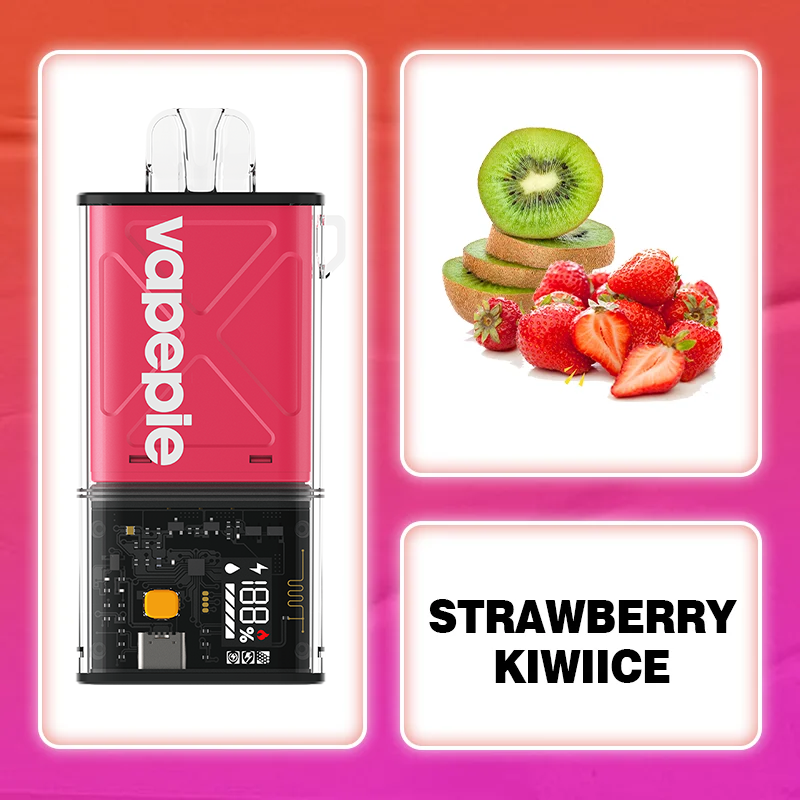Strawberry kiwi Vape | VAPEPIE FlexSwitch 10000 Puffs Replaceable Pod