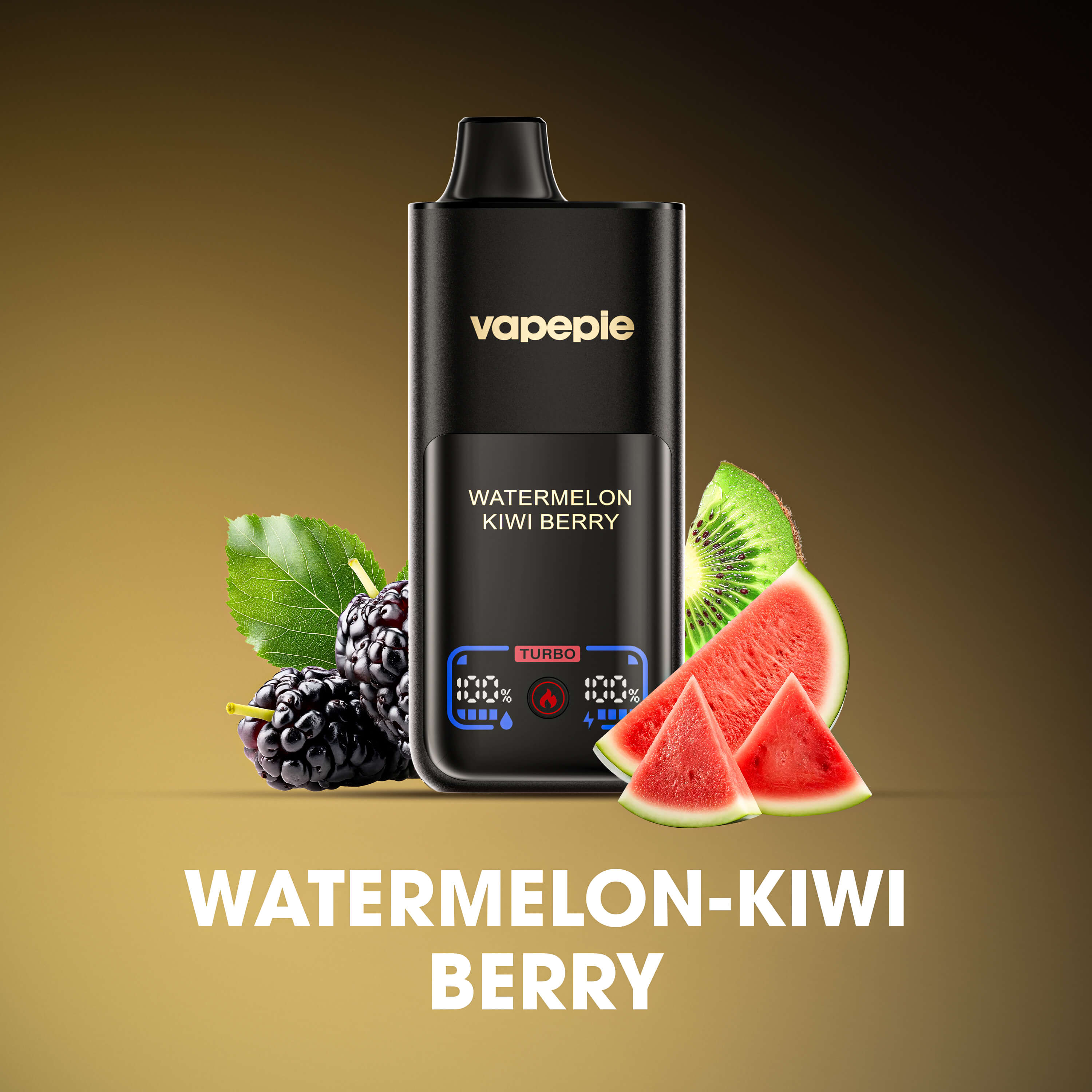VAPEPIE Watermelon Kiwi Berry Vape 70000 Puffs