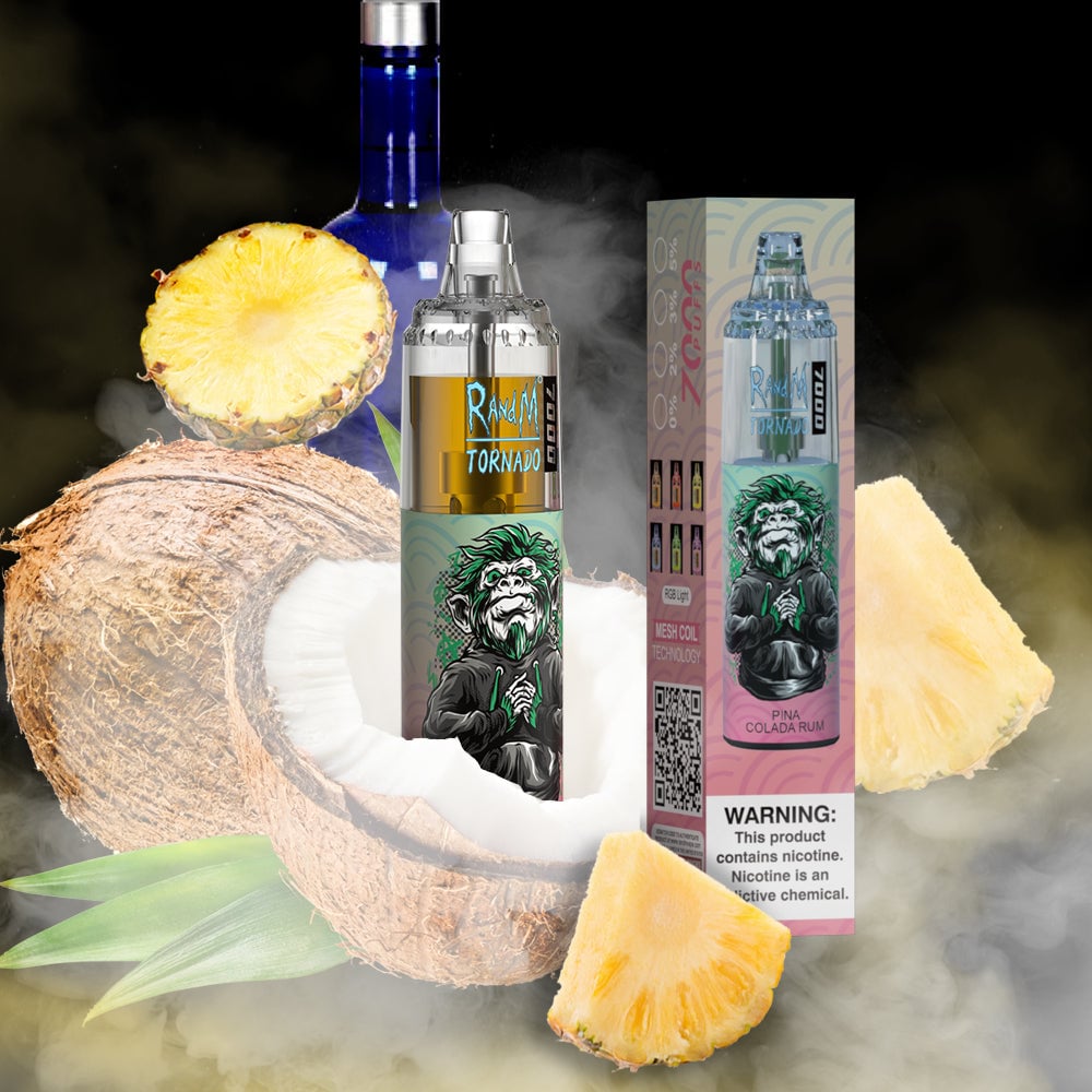 RM TORNADO 7000 AIRFLOW CONTROL SERIES  VAPE DEVICE [PINA COLADA RUM]