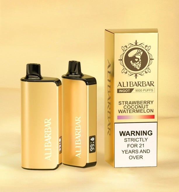 Strawberry Coconut Watermelon Flavor Vape | ALIBARBAR INGOT 9000 PUFFS