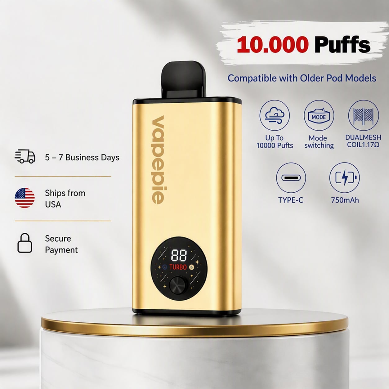 His & Hers FlexSwitch Vape Bundle – 2 Devices + 6 Pods (60,000 Total Puffs)