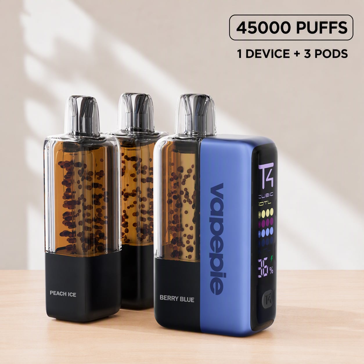 Vapepie 15K Starter Bundle (1 Device + 3 Pods)