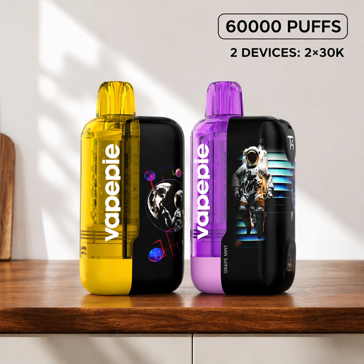 Vapepie Cosmic Duo 60K Bundle | Ultra Phantom