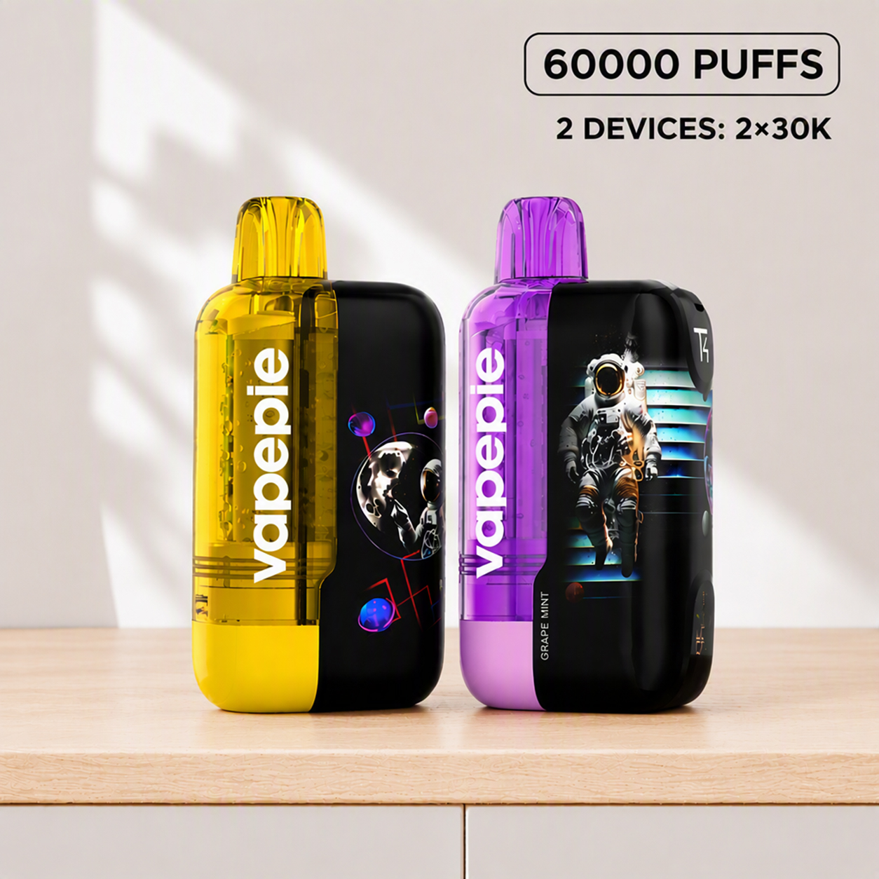 Vapepie Cosmic Duo 60K Bundle | Ultra Phantom