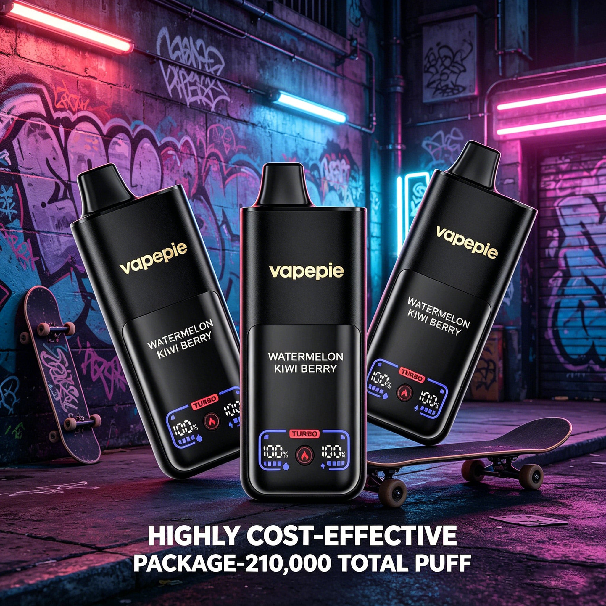 🇺🇸Vapepie Mega 70000 Puff Disposable Vape · Ultra-high puff capacity designed-Three-piece set (ultra-discounted set)