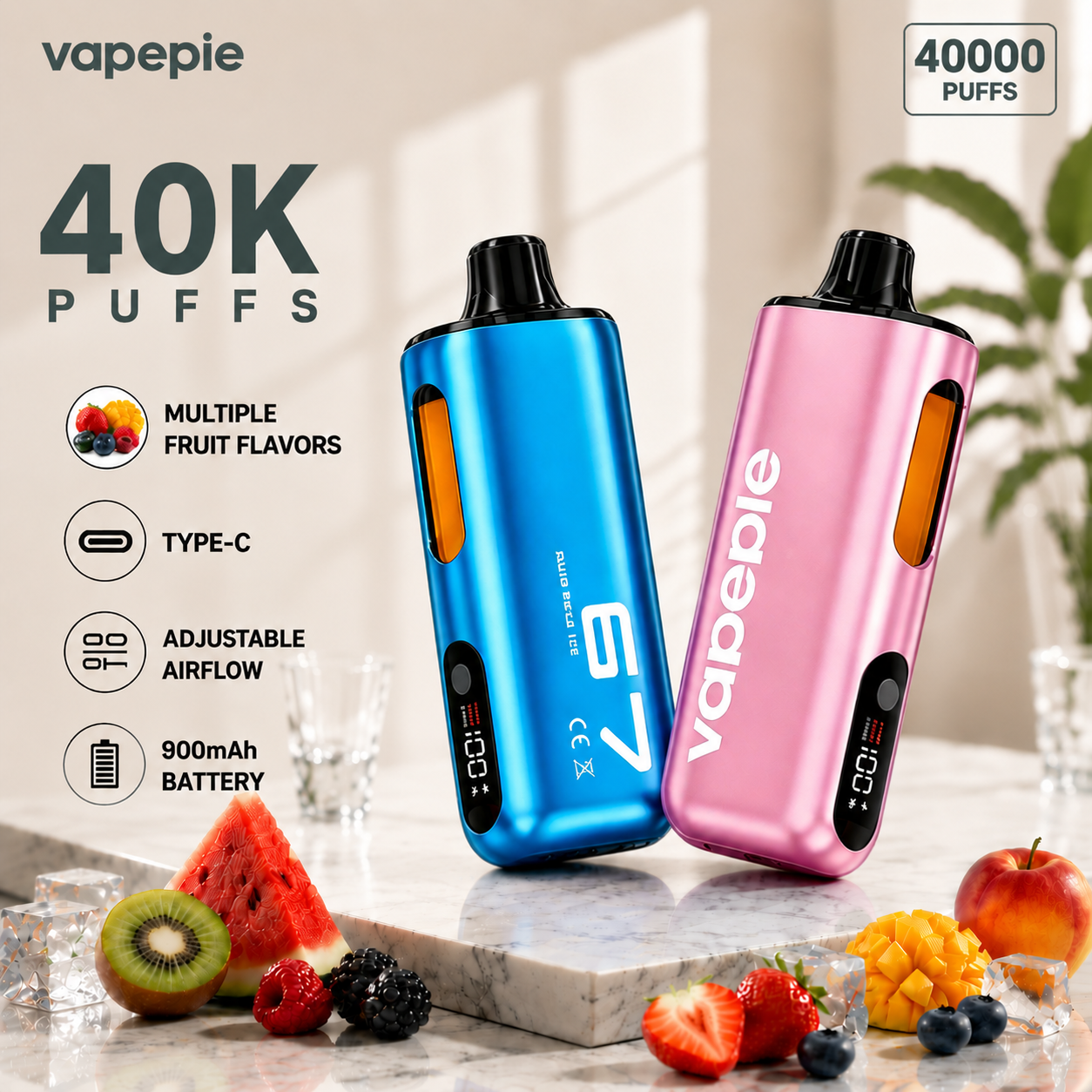 Big Empire 40,000 Puffs Rechargeable Device | US Warehouse