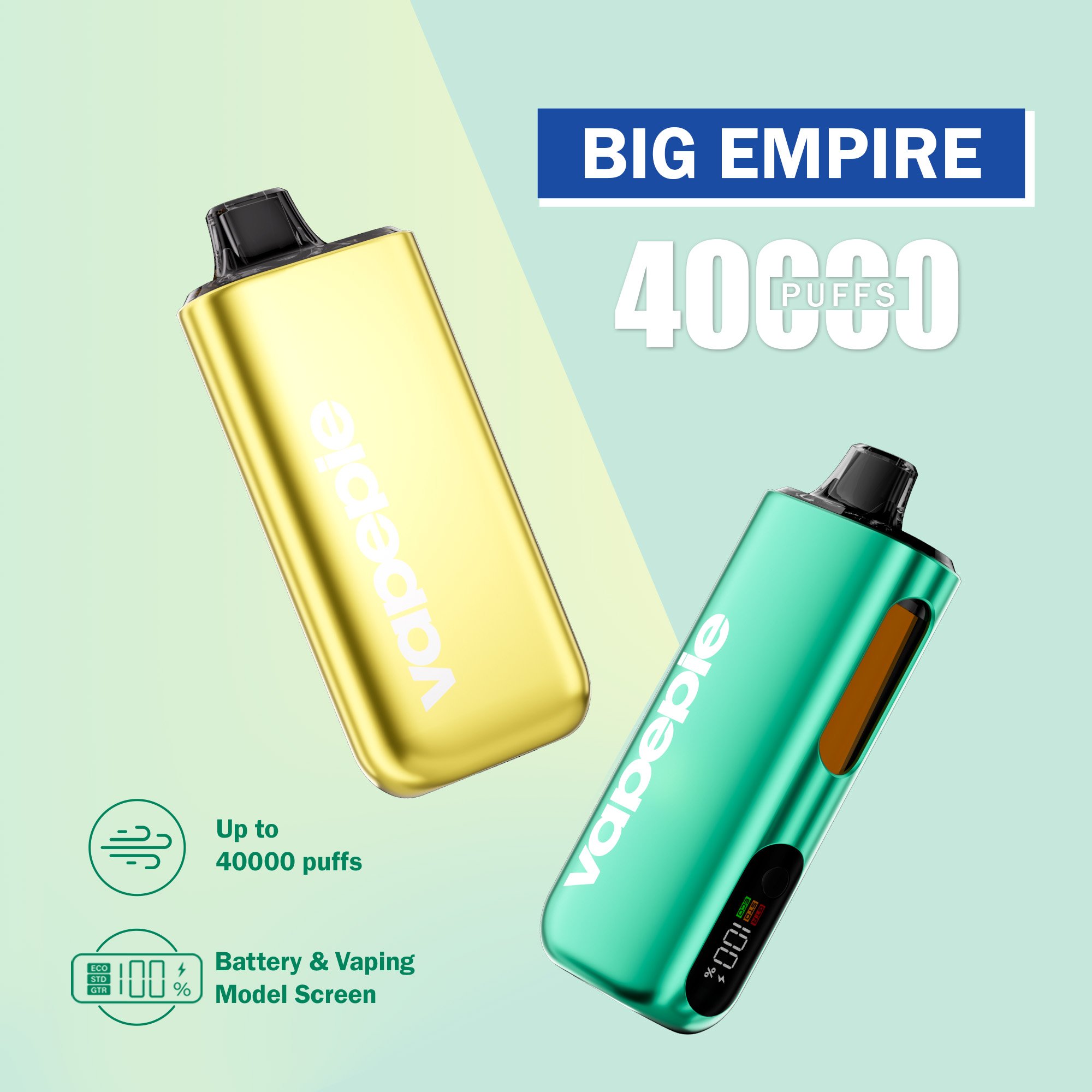 VAPEPIE Max 40000 Puffs Disposable Vape - Insane Value, Huge Puffs,USA Shipping