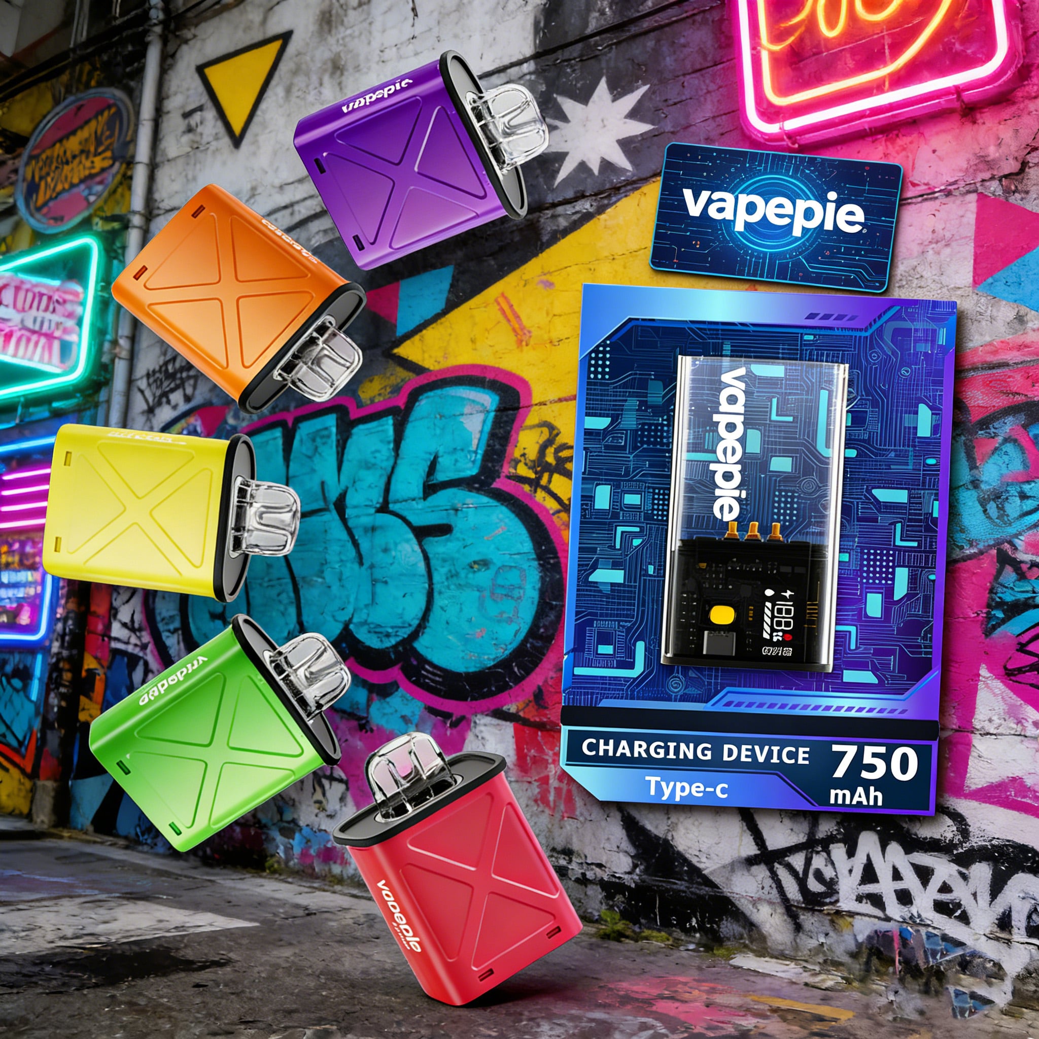 🇺🇸Vapepie FlexSwitch 10000 Puff Refillable Pod Vape With 5 10000 Puff Pod