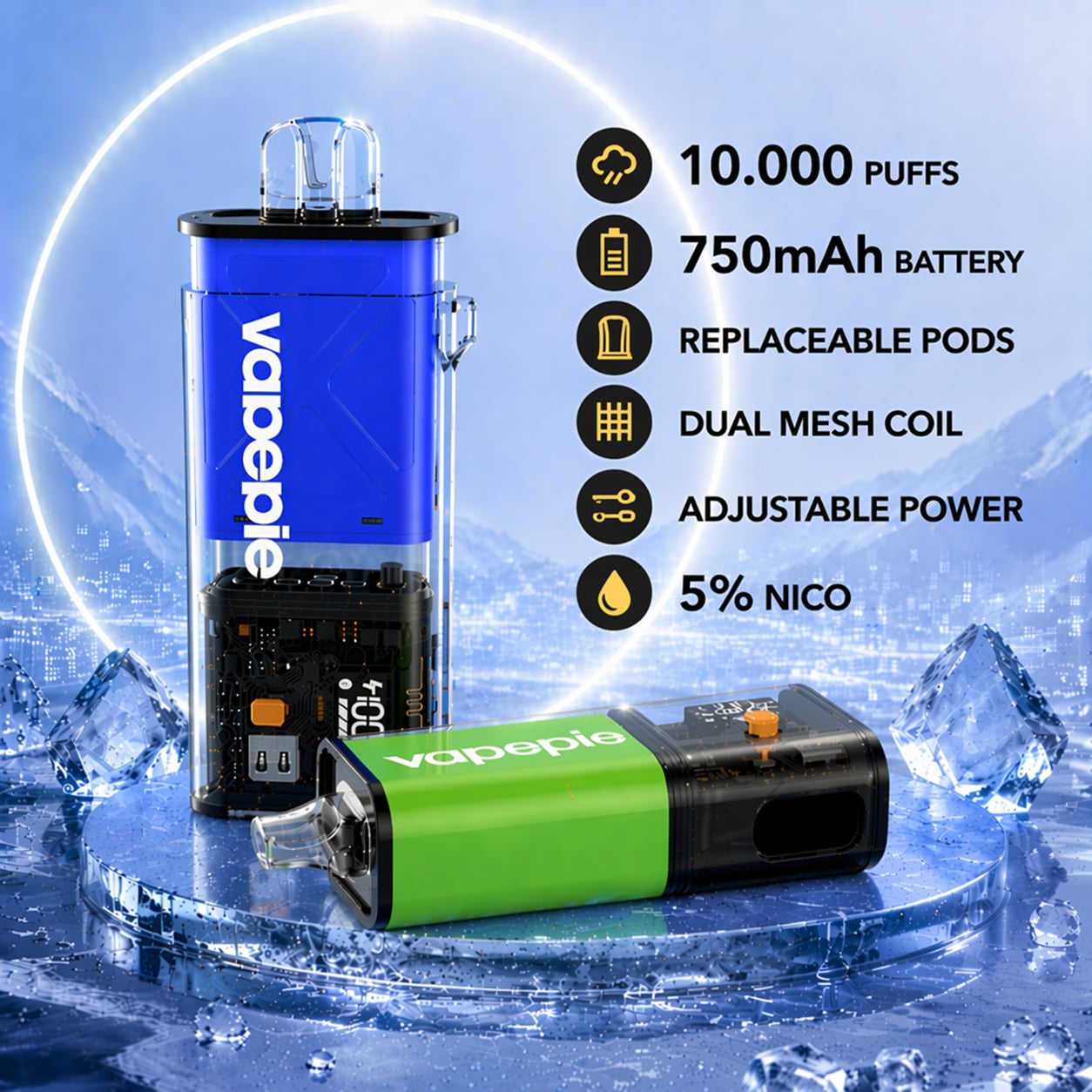 FlexSwitch 10,000 Puff Replaceable Device – 5 New Color Options | US Warehouse