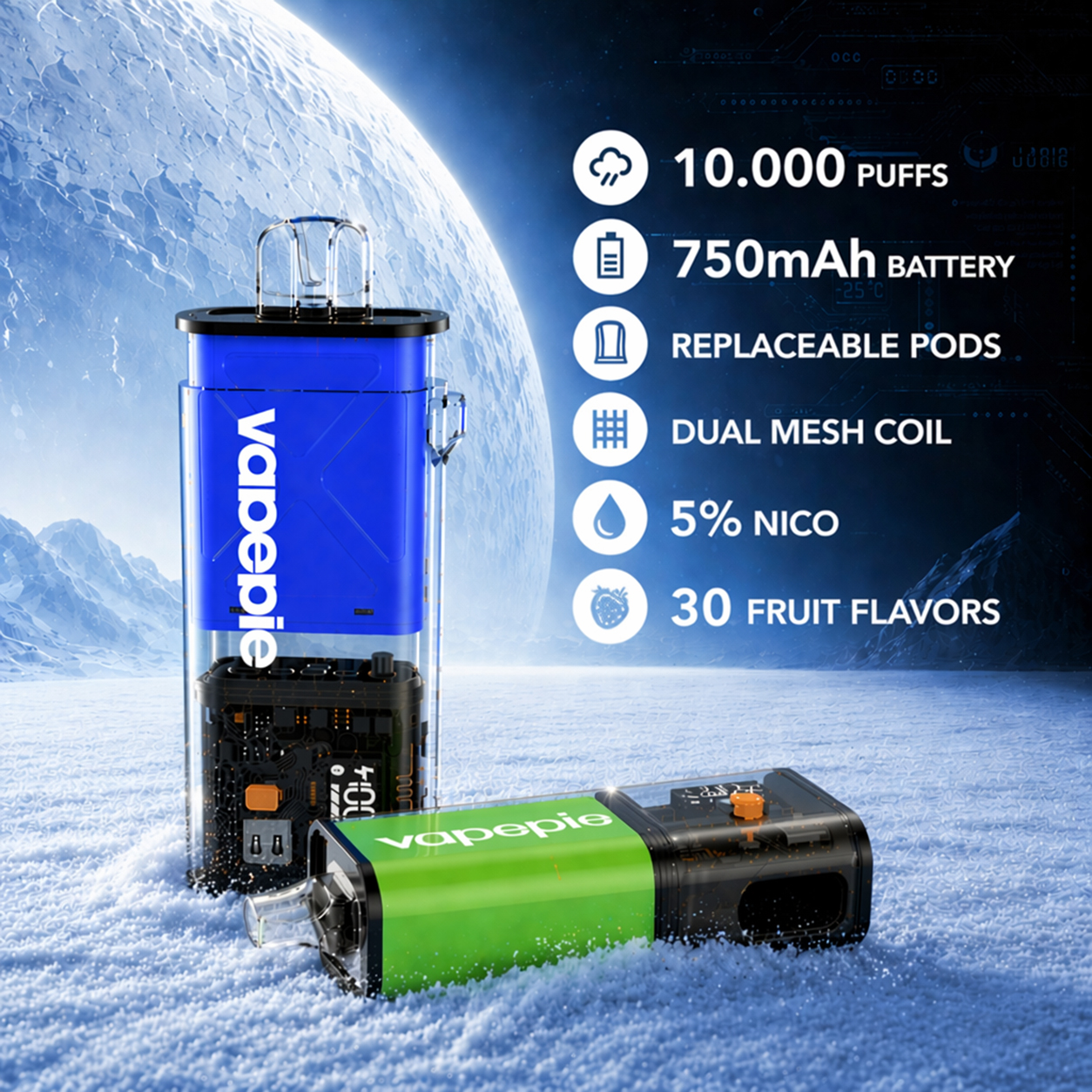 FlexSwitch 10,000 Puff Replaceable Device – 5 New Color Options | US Warehouse