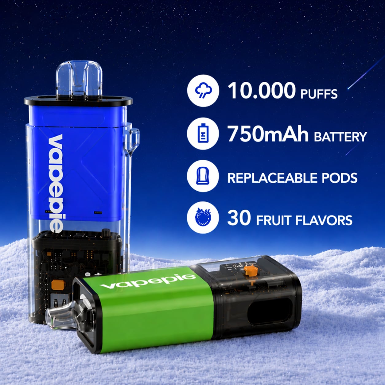FlexSwitch 10,000 Puff Replaceable Device – 5 New Color Options | US Warehouse