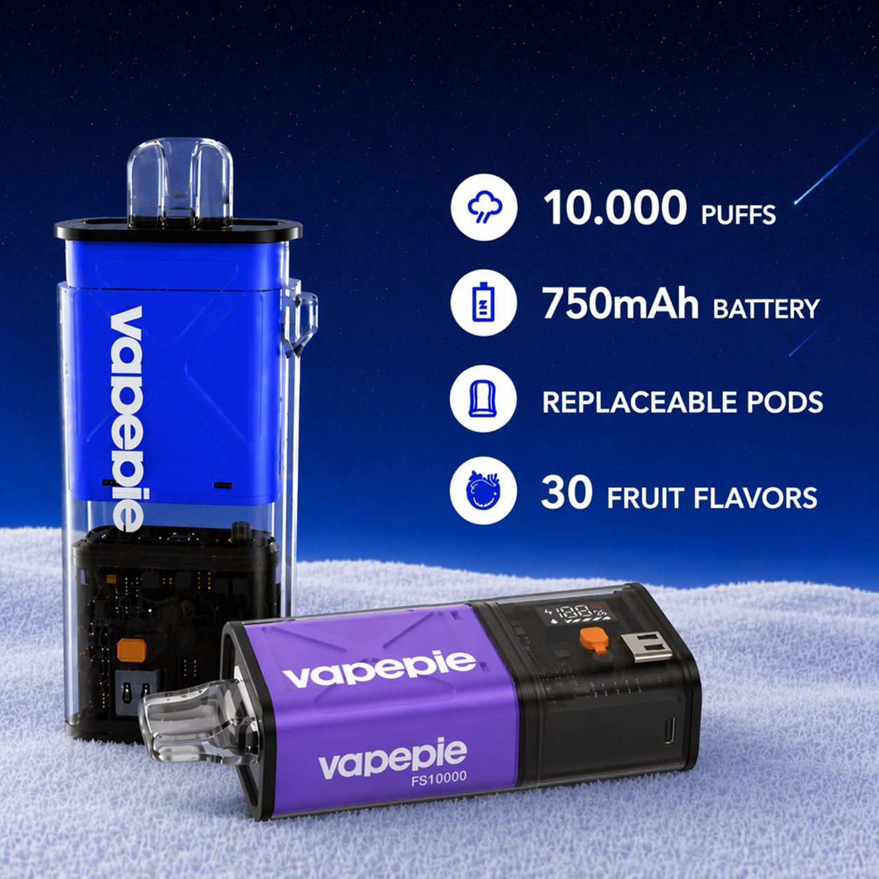 FlexSwitch 10,000 Puff Replaceable Device – 5 New Color Options | US Warehouse