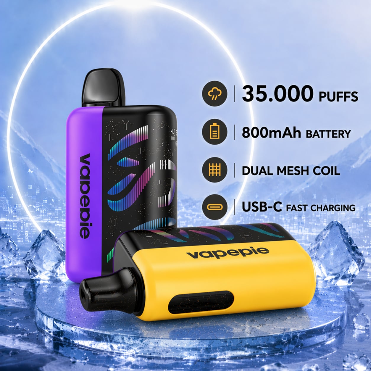 Galactic Gleam 35,000 Puff  Disposable Device | US Warehouse
