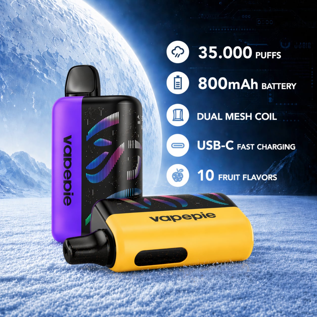 Galactic Gleam 35,000 Puff  Disposable Device | US Warehouse