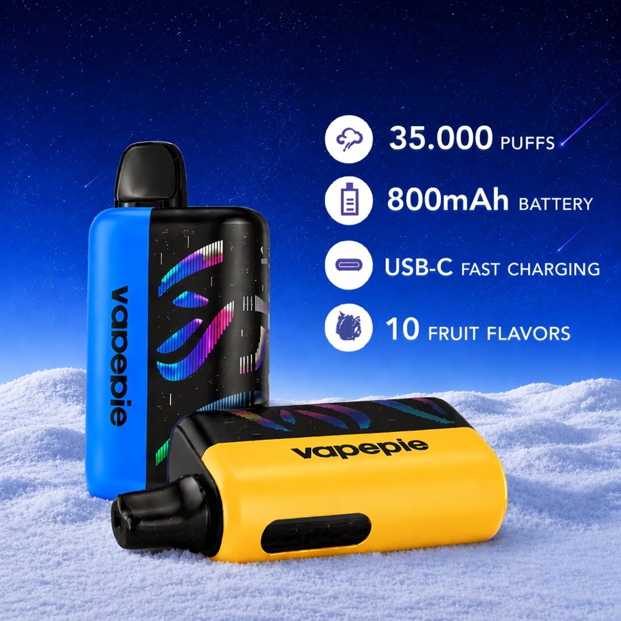 Galactic Gleam 35,000 Puff  Disposable Device | US Warehouse