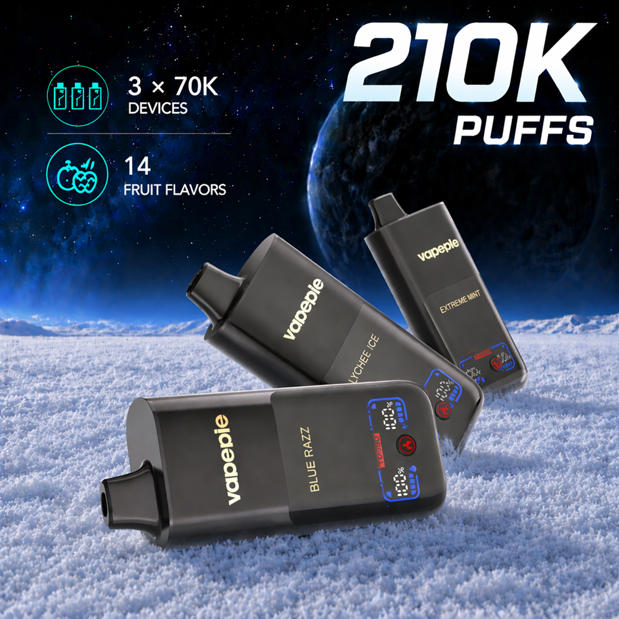 Ultimate 70K × 3 Value Bundle – Up to 210K Total Puffs