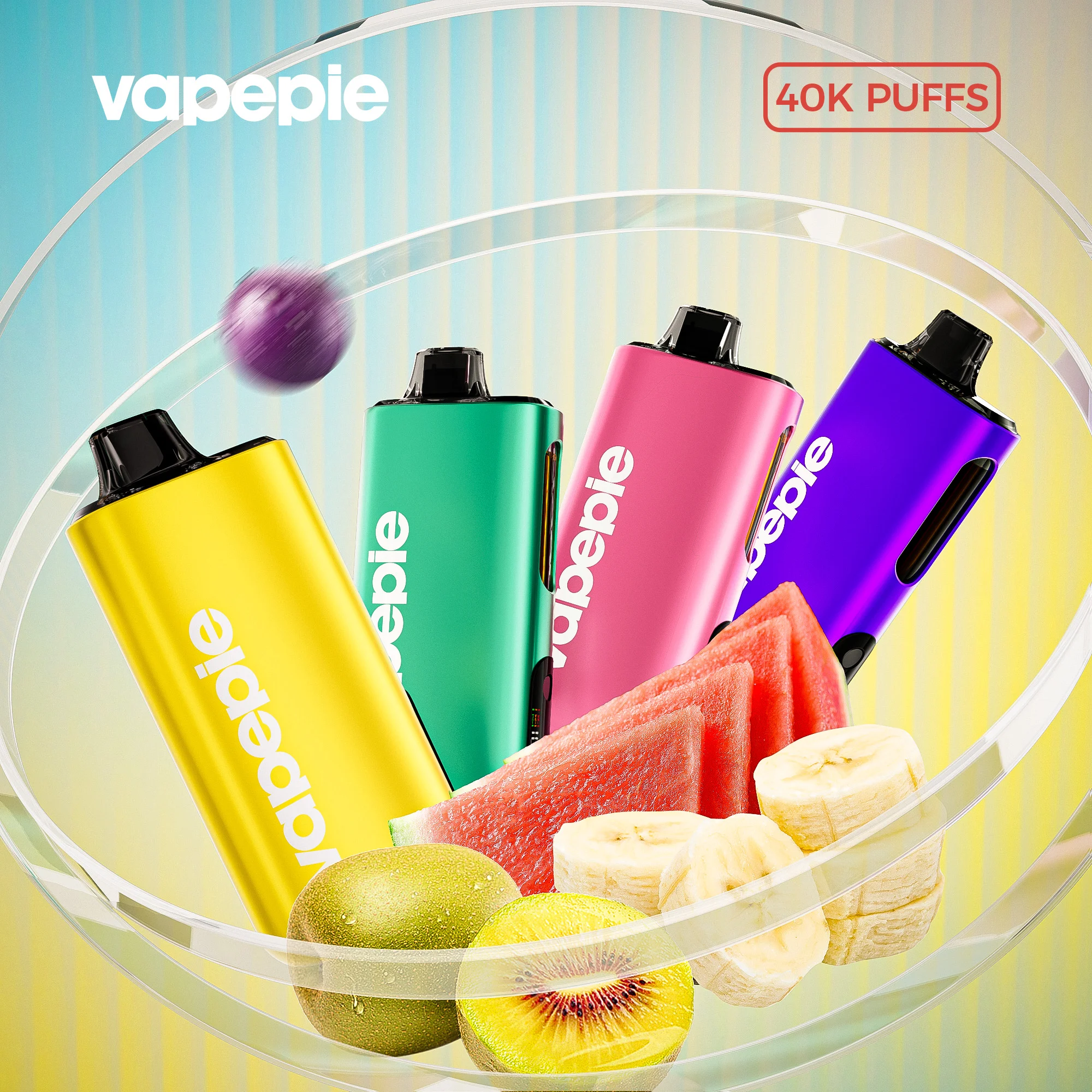 VAPEPIE 40000PUFFS ✨STRAWBERRY KIWI