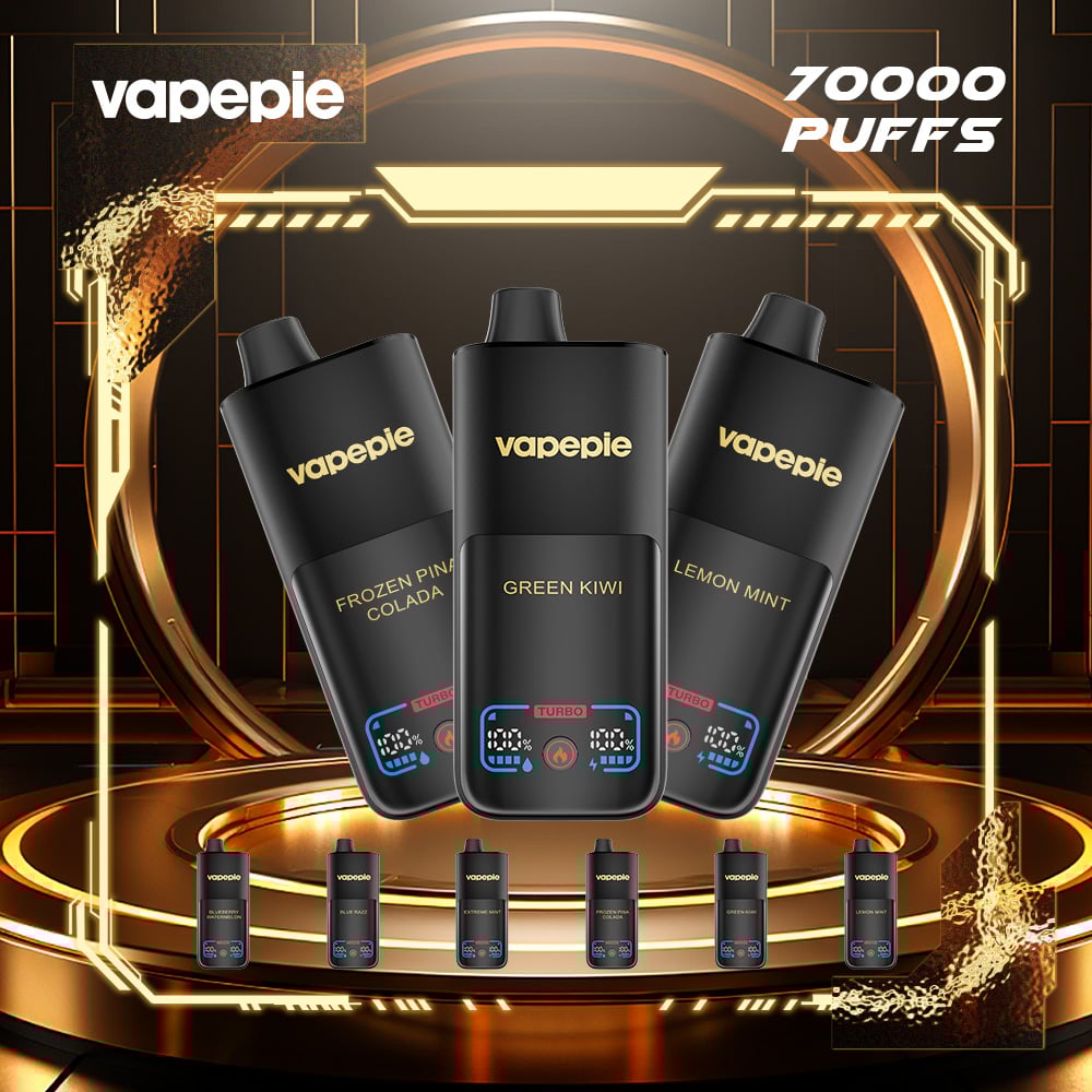 【U.S.】Vapepie Mega 70000 Puff Disposable Vape - Long-Lasting Power & Massive Clouds | Fast Shipping from California