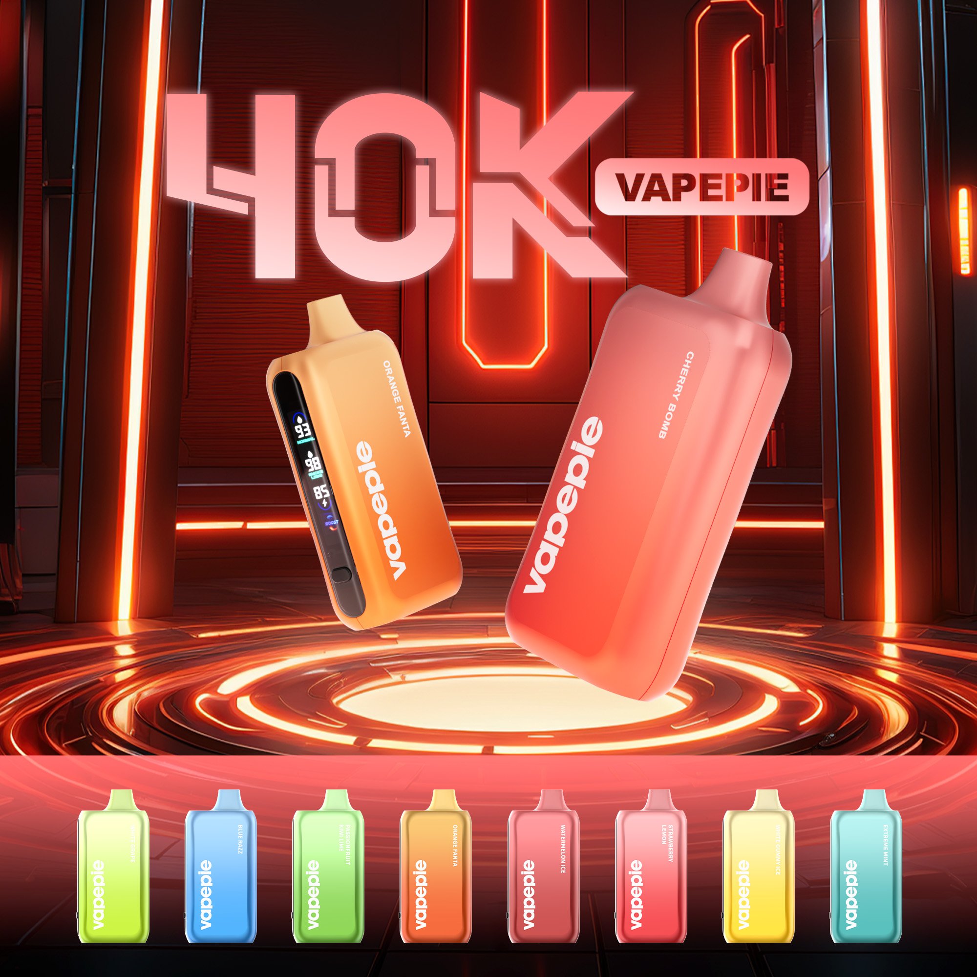 【U.S.】Vapepie GhostAir 40000 Puff Disposable Vape - Smokeless & Boost Mode | Fast Shipping from California