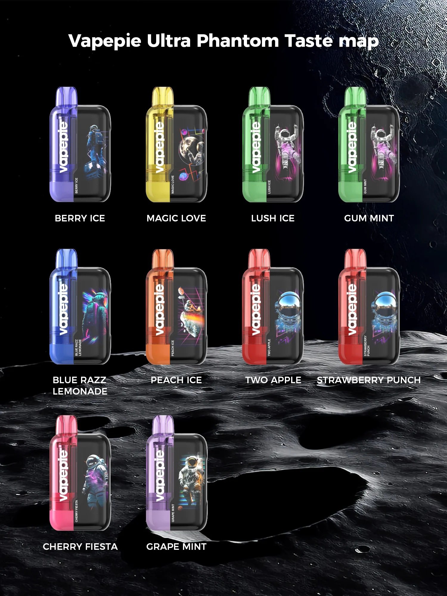 【U.S.】Vapepie 45000 Puffs Disposable Vape TK Edition Value Pack | Fast Shipping from California