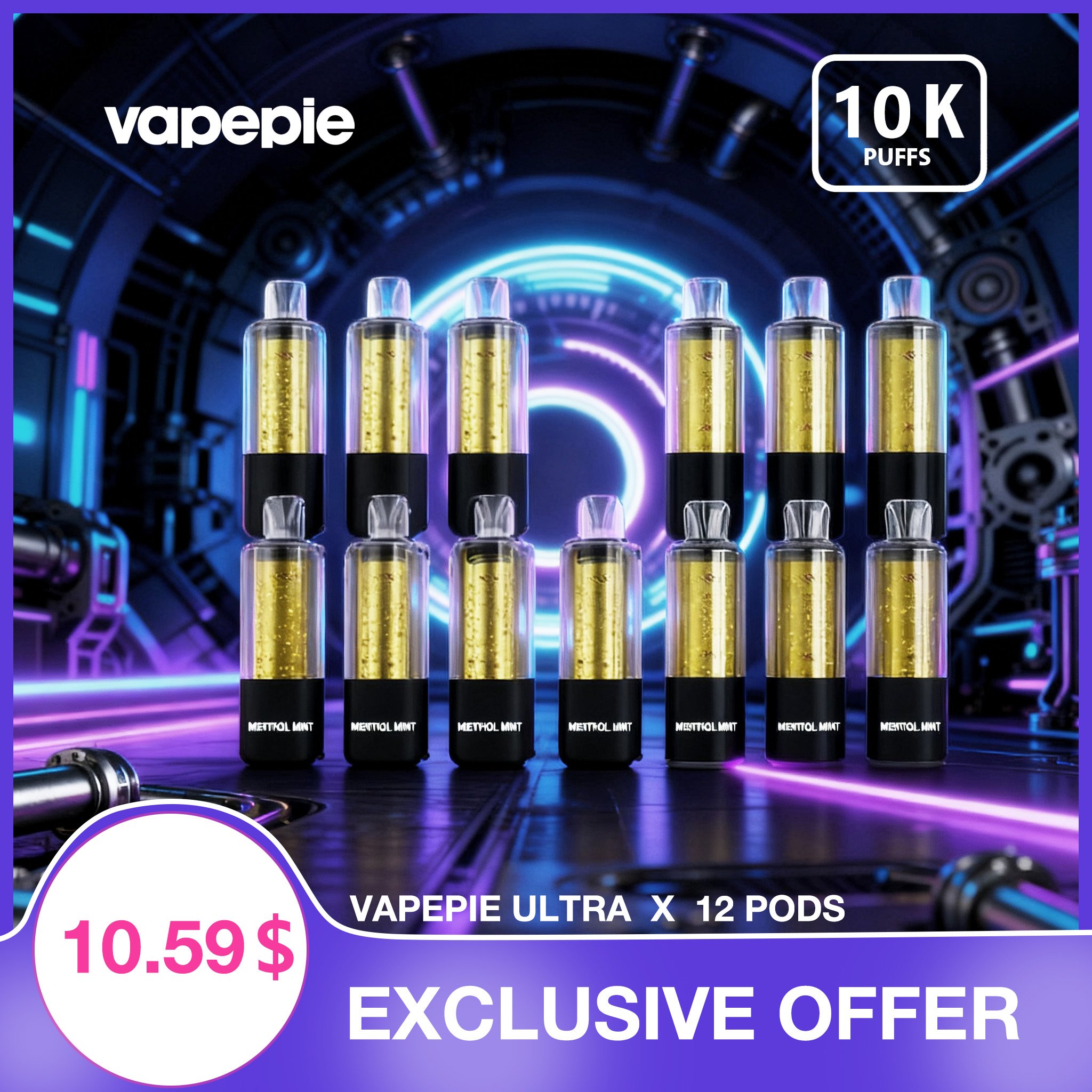 【U.S.】Vapepie Ultra X 15000 Puff Disposable Vape Pod
