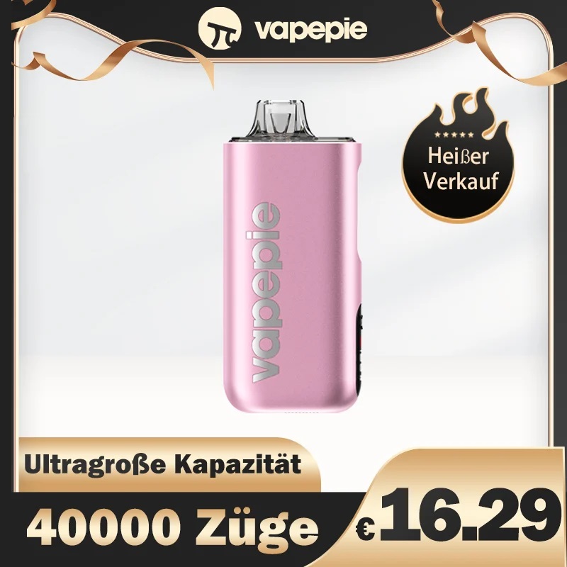 VAPEPIE Max 40.000 Züge – 15 Geräte, 15 verschiedene Flavours