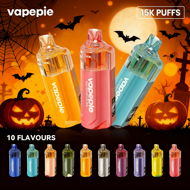 [Halloween Exclusive]🎃Smoke of the Jack-O'-Lantern - VAPEPIE CrystalPop 15,000 Puffs Disposable Vape