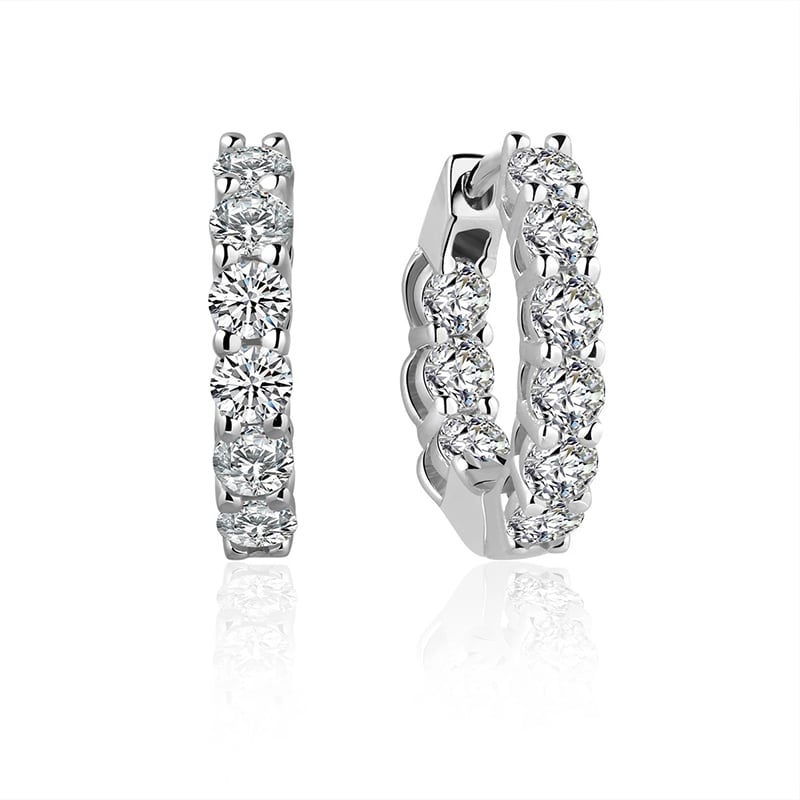 New Product Promotion 50% Off-925 Silver Moissanite Earrings