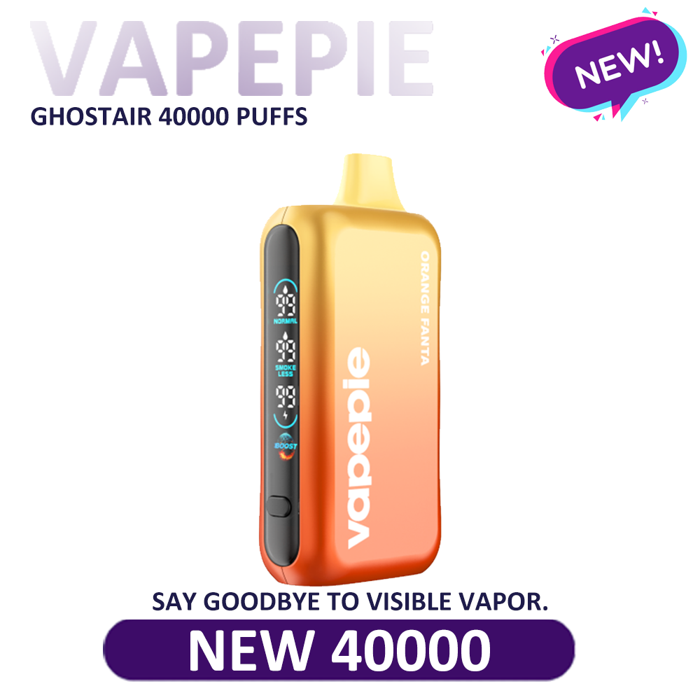 VAPEPIE GhostAir 40000 Puffs Disposable | Ultra-Smooth Hit - Lightweight Favorite