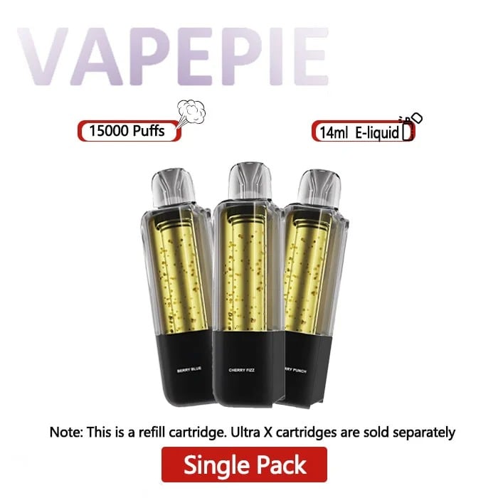 VAPEPIE UltraX Disposable Pod - 12+ Delicious Flavors | Vapepie’s Refill-Free Disposable Pod