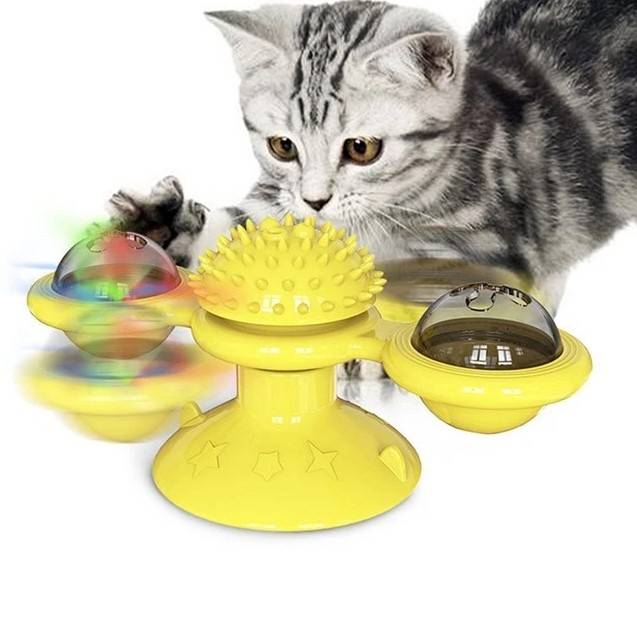 (🌲Early Christmas Sale-SAVE 48% OFF)Windmill Cat Toy-Buy 3 Get Extra 20% OFF