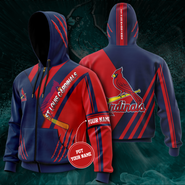 ST. LOUIS CARDINALS 3D HOODIES SLC019