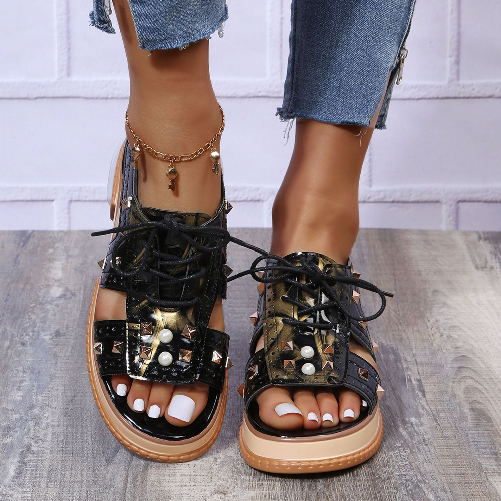 Castillotigo™ Sandalias casuales con tachuelas