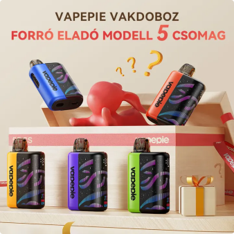 🎄 5-db-os Titokdoboz – VAPEPIE Galactic Gleam 45000 PUFFS Árlezuhanás Akció
