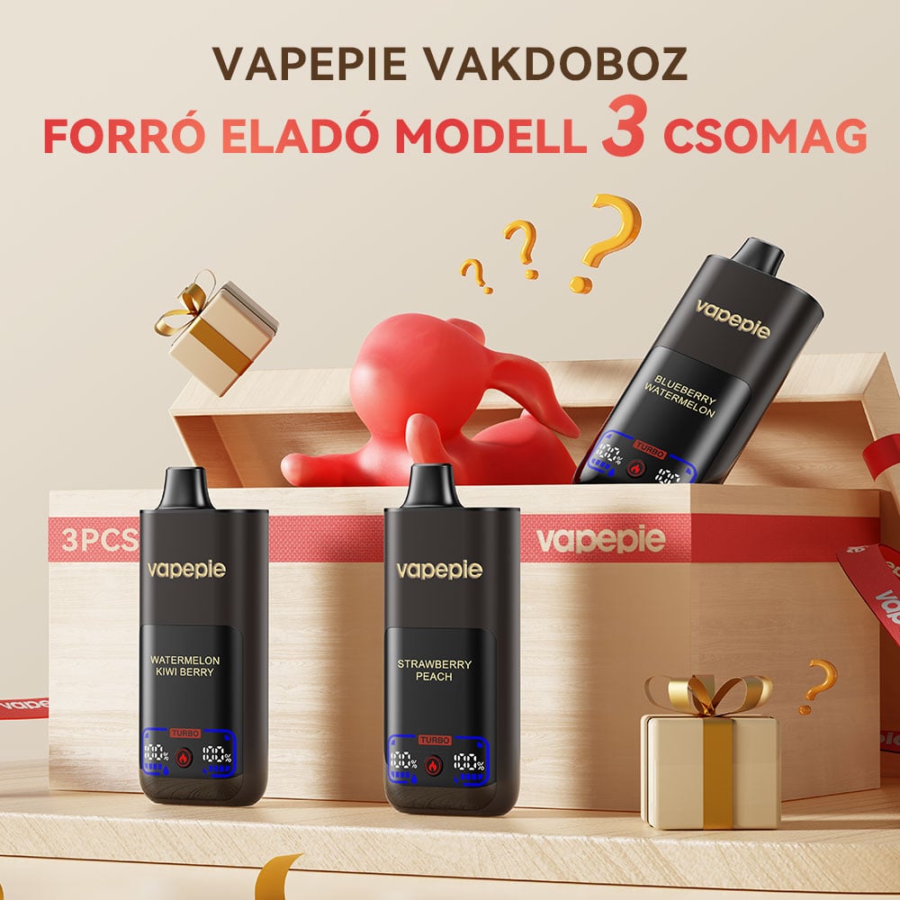 💨 VAPEPIE MEGA 70 000 PUFFS – 3 db-os Prémium Csomag